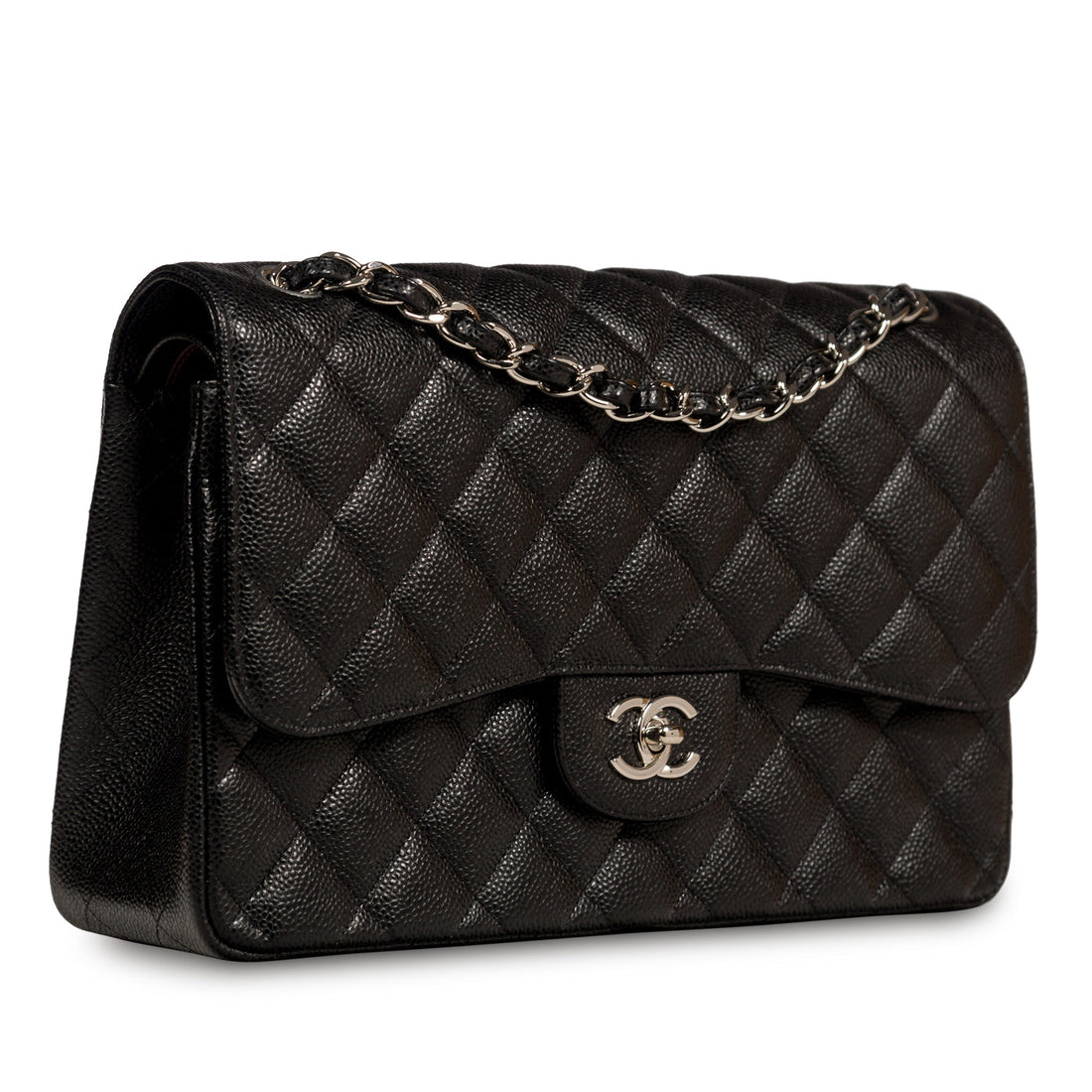 Chanel Classic Flap Bag Jumbo SHW