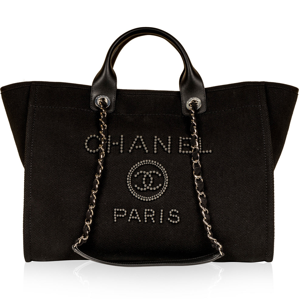 Chanel Studded Deauville Tote