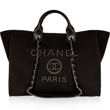 Chanel Studded Deauville Tote