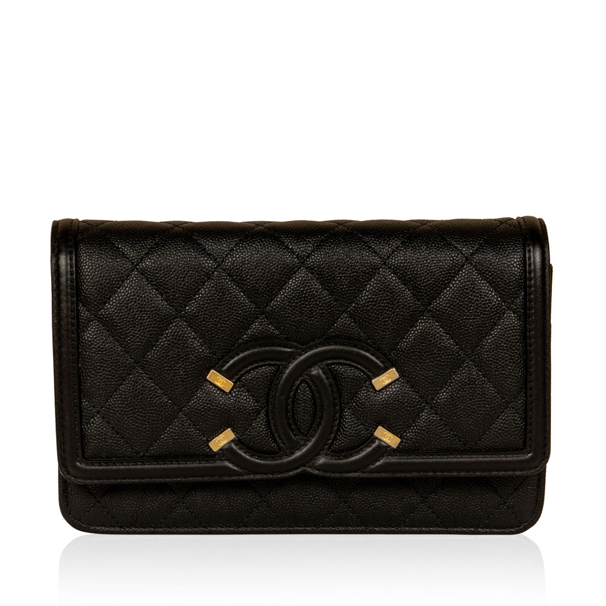 Chanel Filigree Wallet on Chain