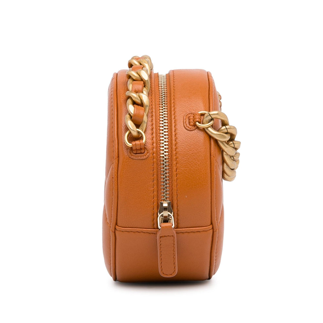 Chanel Lambskin 19 Round Clutch with Chain