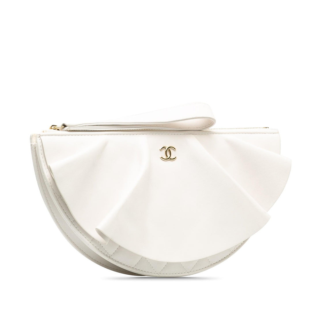 Chanel Lambskin Wave Clutch (SHG-7pqsXs)