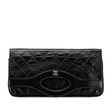 Chanel Large Shiny Crumpled Calfskin 31 Clutch