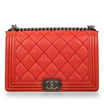 Chanel Double Stitch Boy Bag Large