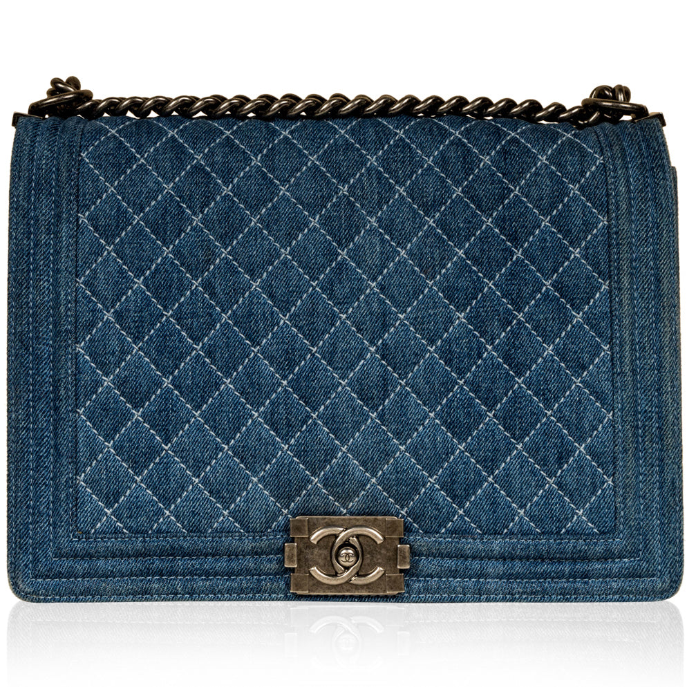 Chanel Boy Bag Large Denim