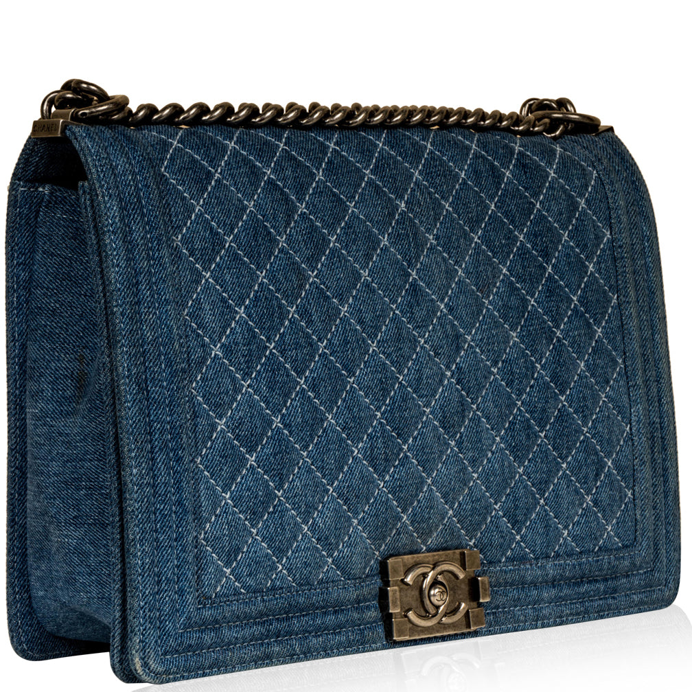 Chanel Boy Bag Large Denim