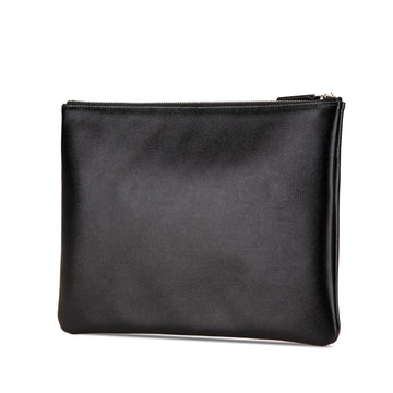 Chanel Medium Caviar Deauville Studded O Case Clutch