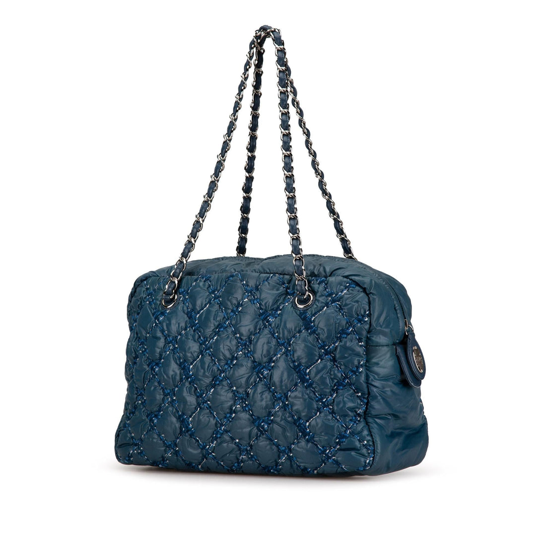 Chanel Paris-Byzance Nylon Tweed On Stitch Shoulder Bag (SHG-O1wG5G)
