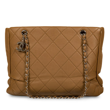 Chanel Quilted Shopping Tote