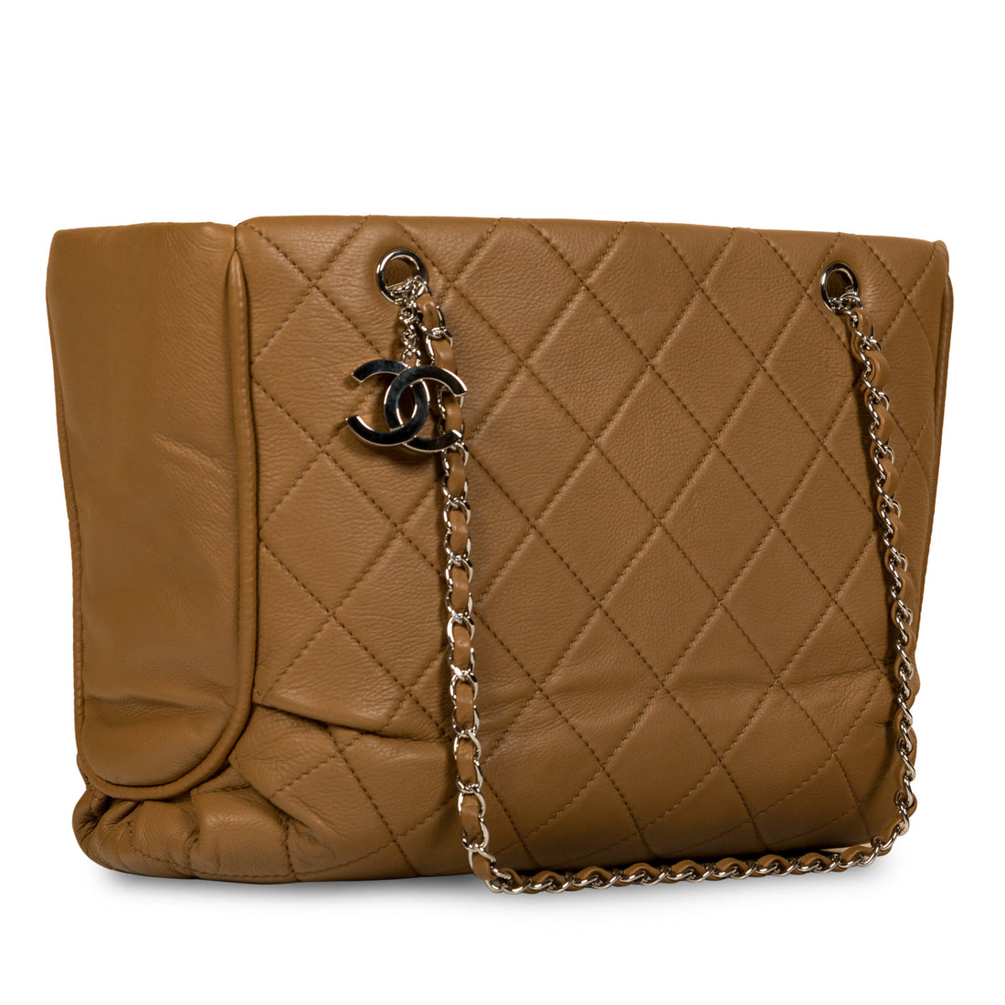 Chanel Quilted Shopping Tote