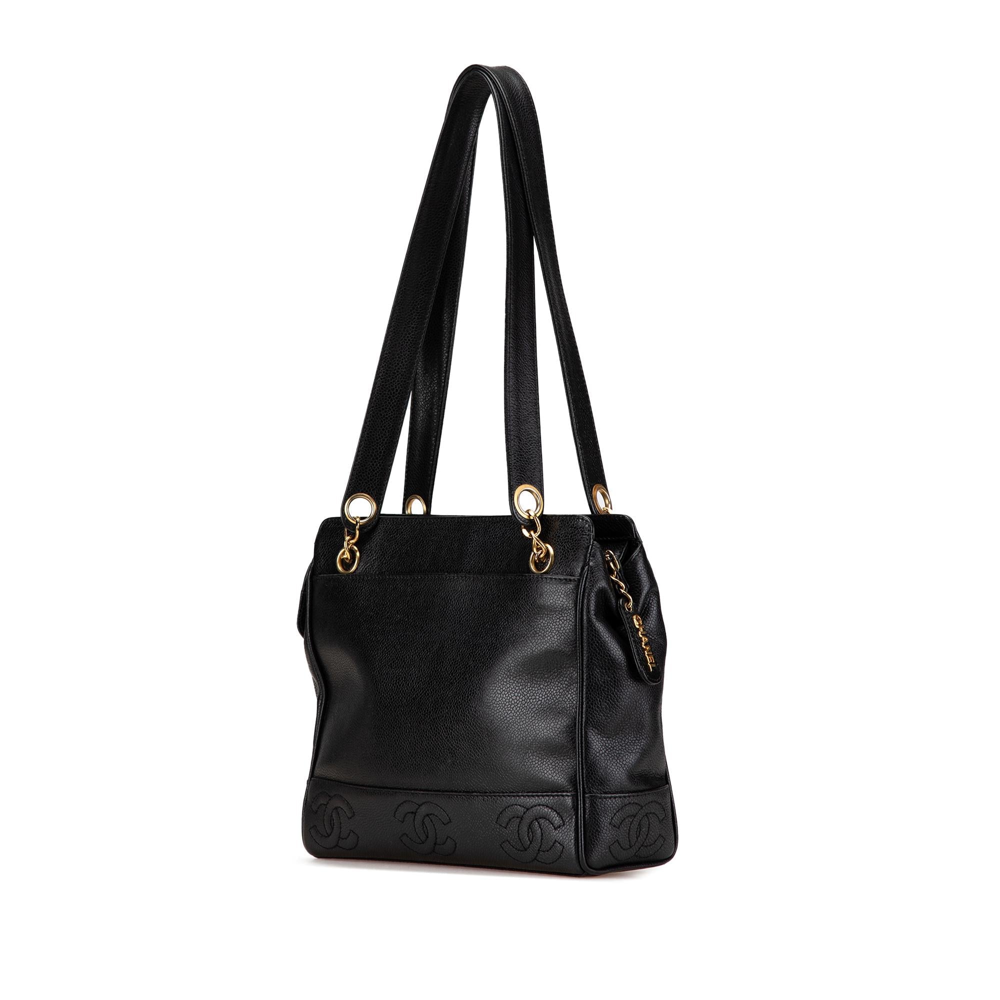 Chanel Triple CC Caviar Shoulder Bag