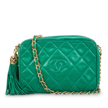 Chanel Vintage Lambskin Tassel Bag