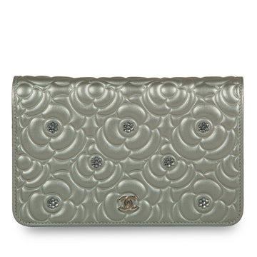 Chanel Camellia Wallet On Chain