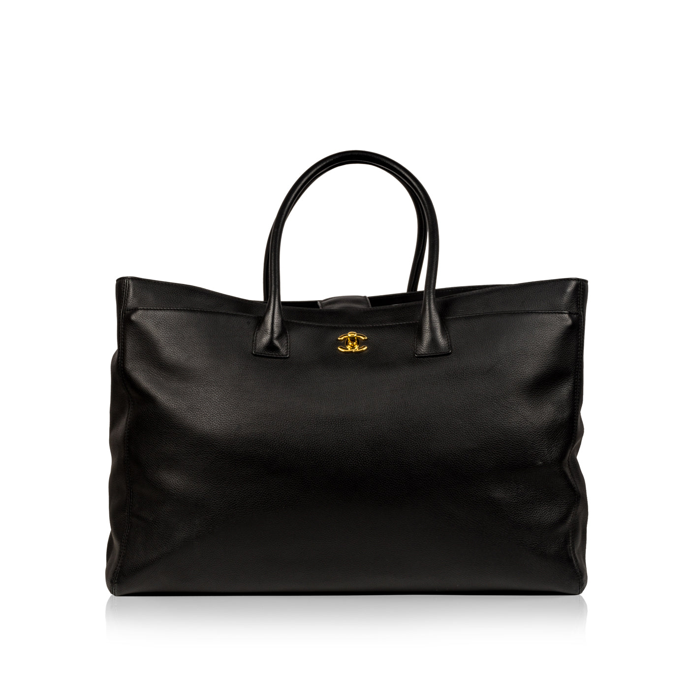 Chanel Cerf Tote Luggage Bag