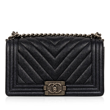 Chanel Chevron Boy Bag Medium