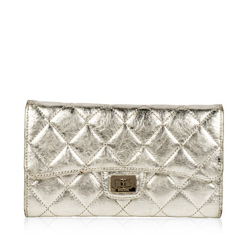 Chanel Re-Issue Wallet Metallic Calfskin