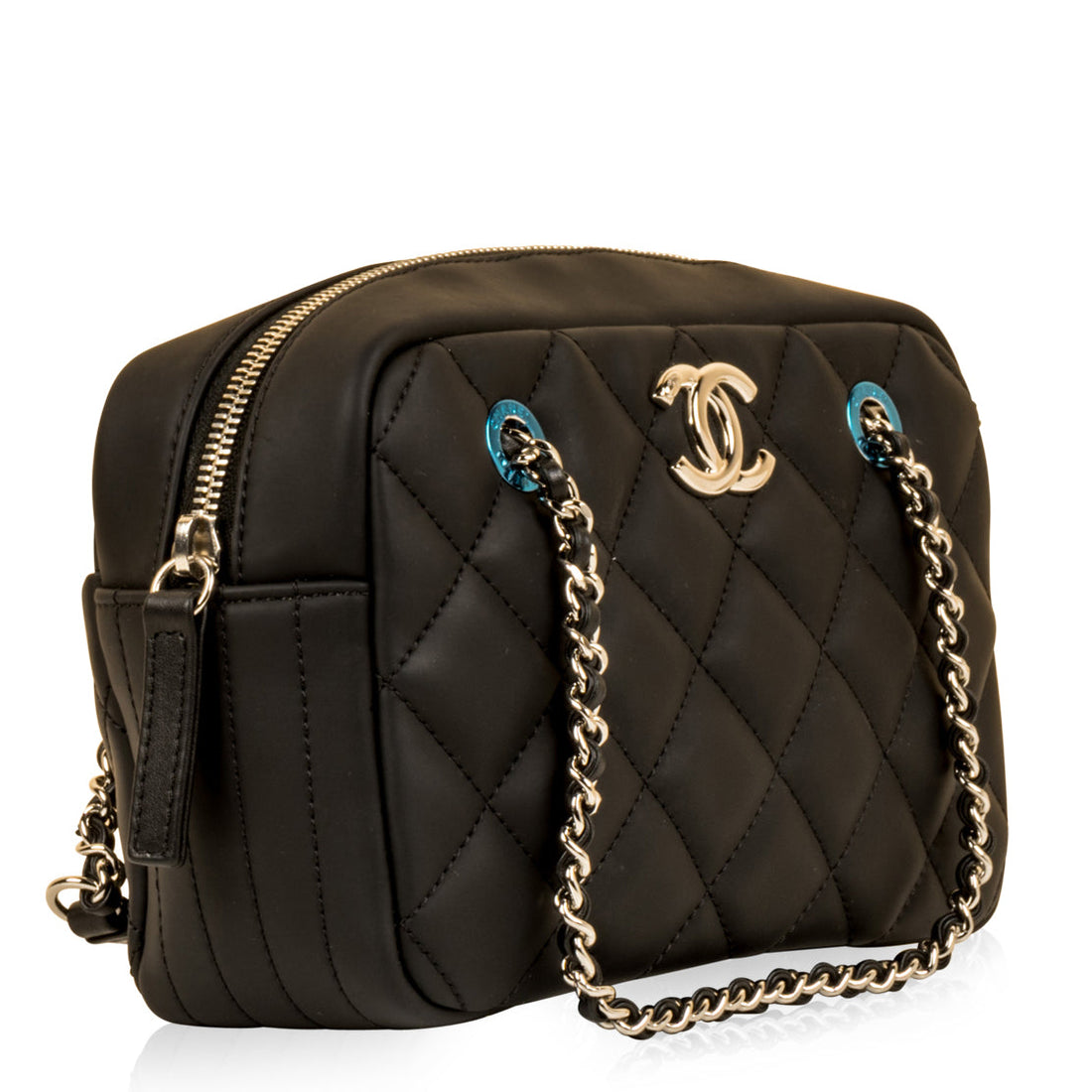 Chanel Mini Rubber Bowler Bag Cruise 2016