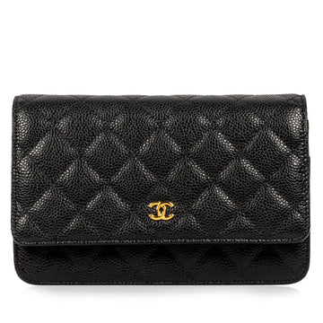 Chanel Wallet on Chain Caviar