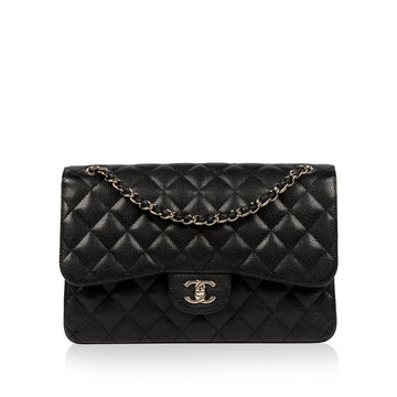 Chanel Classic Flap Bag Jumbo SHW