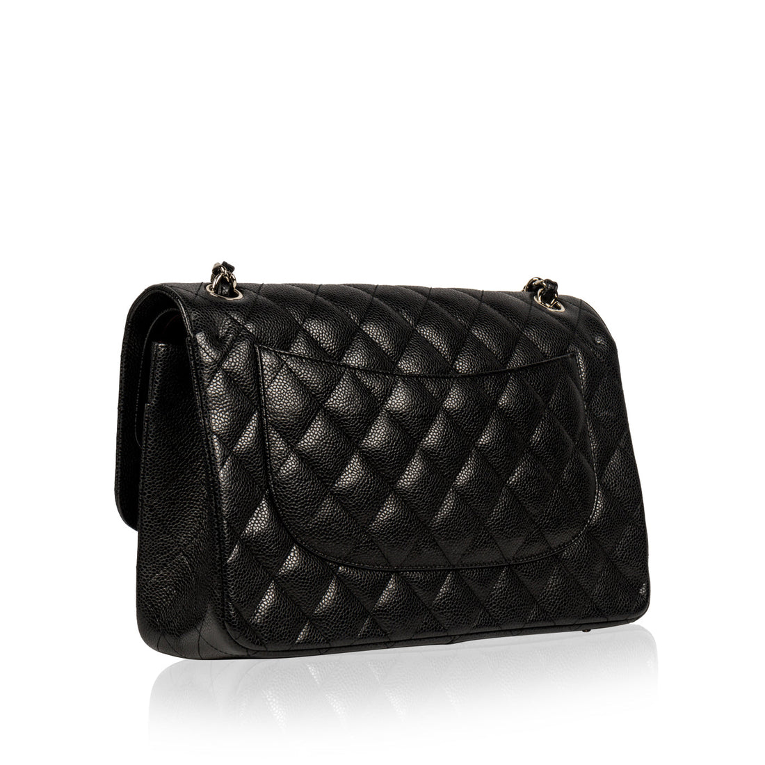 Chanel Classic Flap Bag Jumbo SHW
