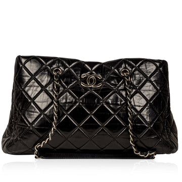 Chanel Distressed Leather Shoulder Bag