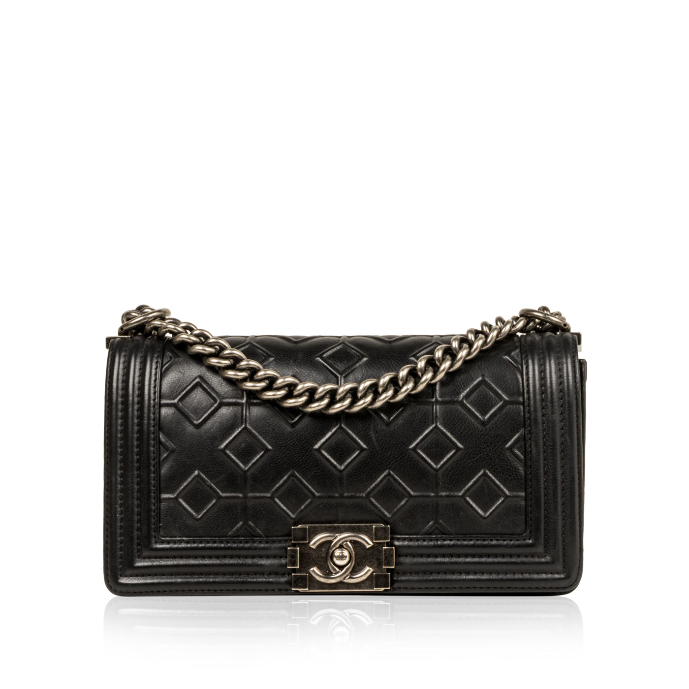 Chanel Diamond Boy Bag