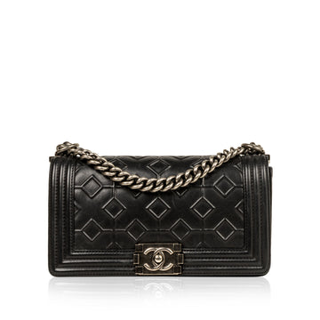 Chanel Diamond Boy Bag