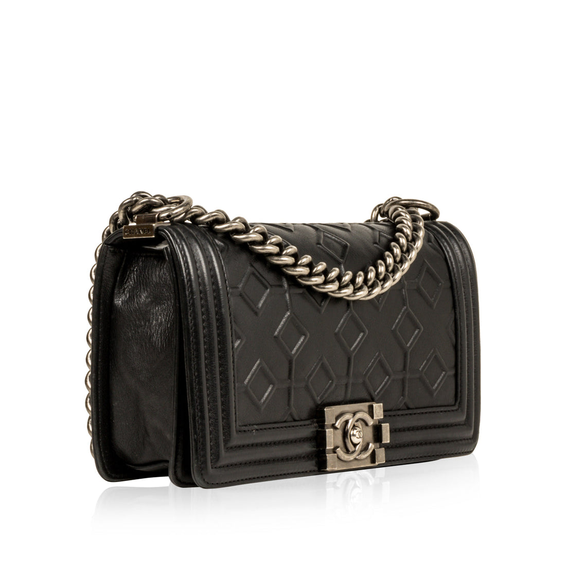 Chanel Diamond Boy Bag