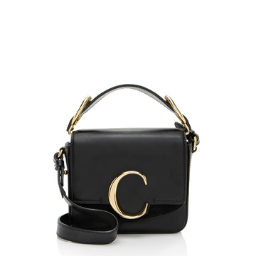 Chloe Shiny Calfskin C Mini Shoulder Bag (SHF-aKHHE2)