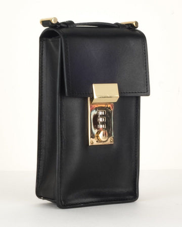 Co Black Leather Mini Shoulder Bag