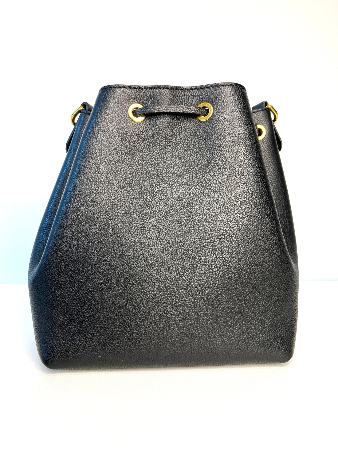 Louis Vuitton Lockme Bucket MM Noir Black Leather Shoulder Bag