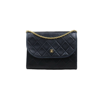 Very Good ( Rank A)? CHANEL Mini Coco Mark Matrasse Lambskin Chain Shoulder Bag ?25062305