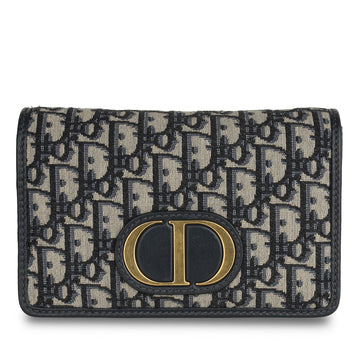 Christian Dior Two in One Montaigne Pouch Oblique Canvas