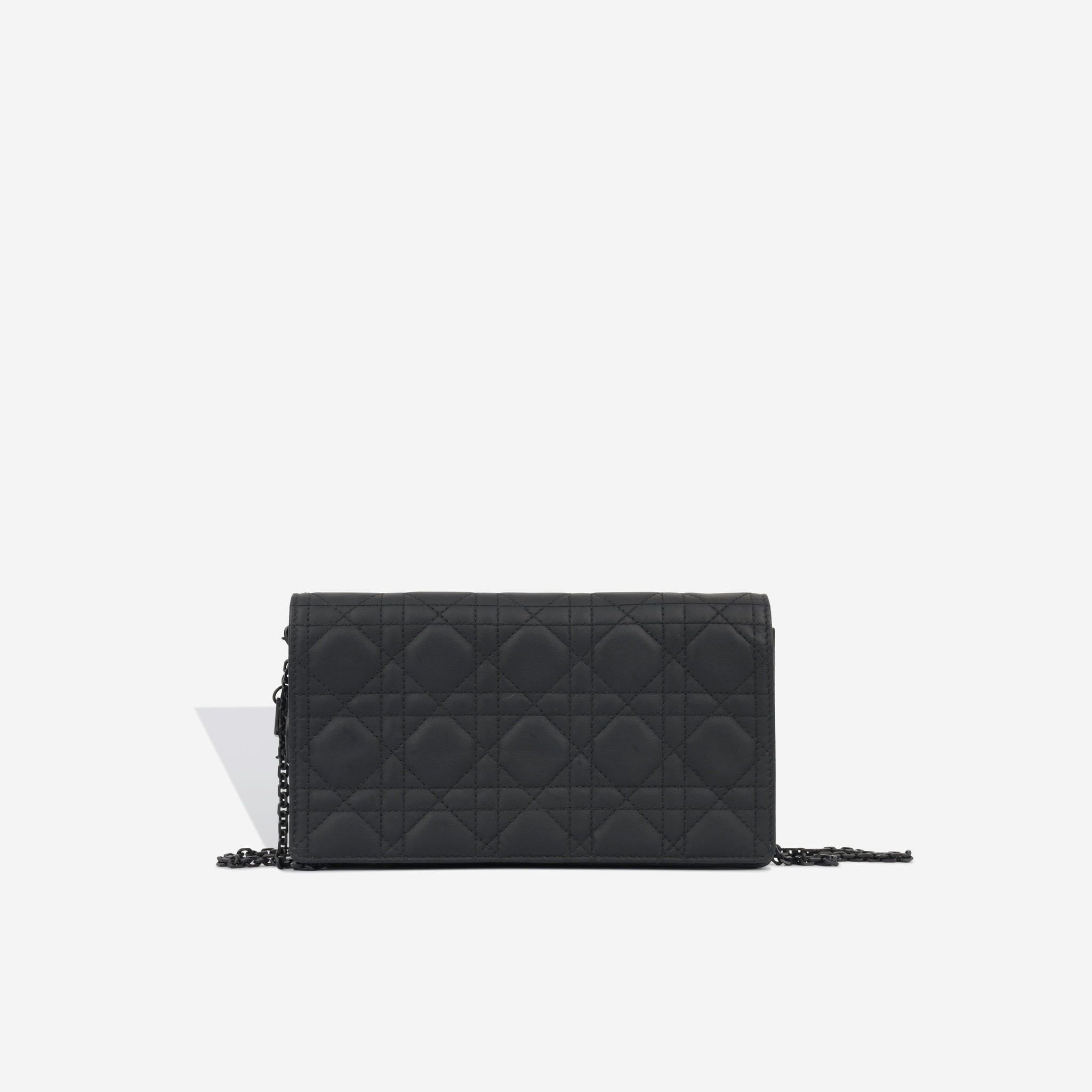Christian Dior Lady Dior Pouch Matte Black