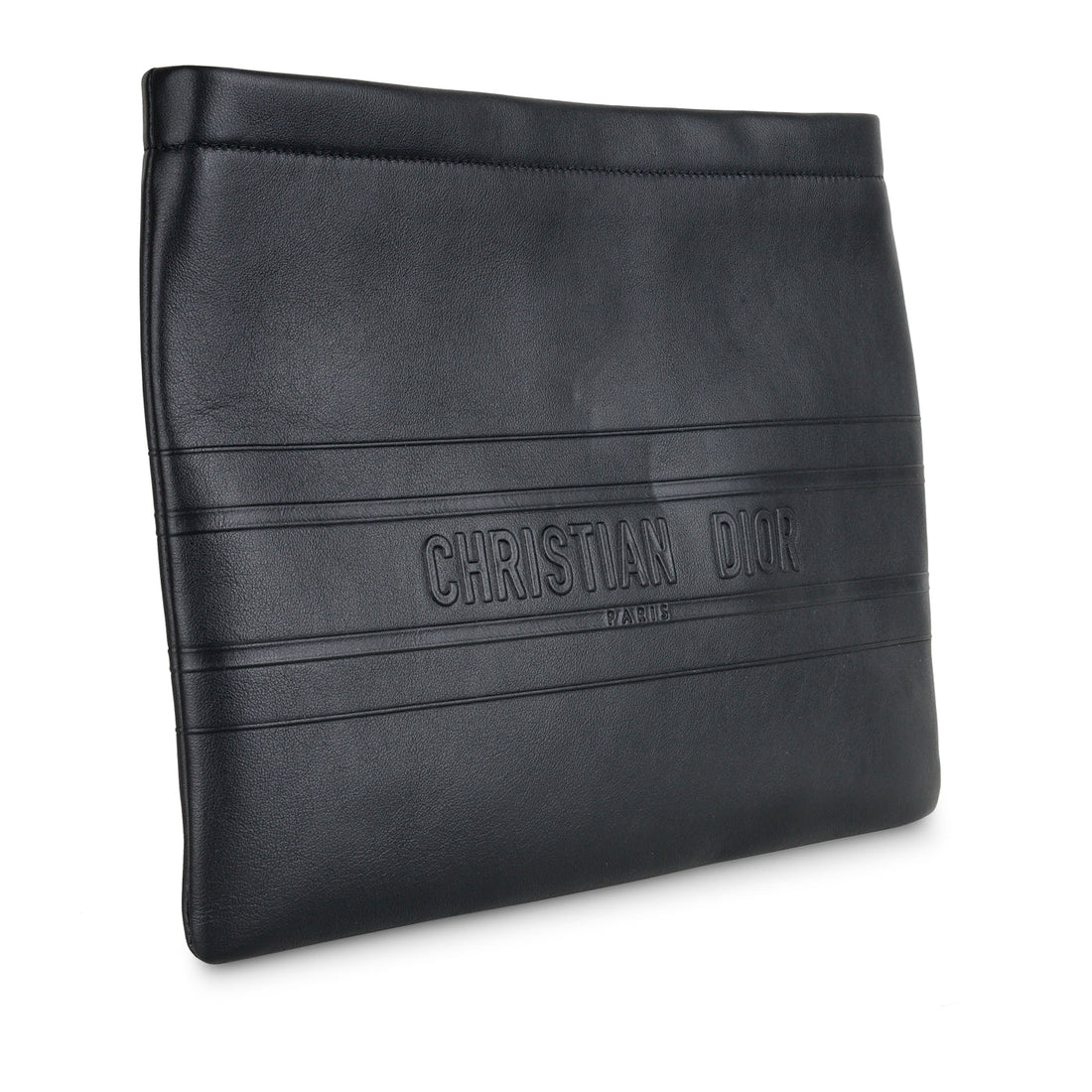 Christian Dior Black Zipped Pouch
