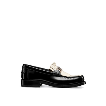 DIOR Signature Leather Loafers with Fringes
