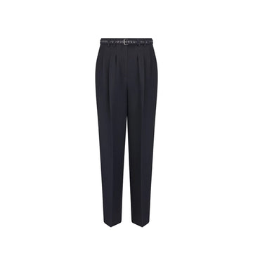 DIOR Luxury Wool And Silk Trousers for Women