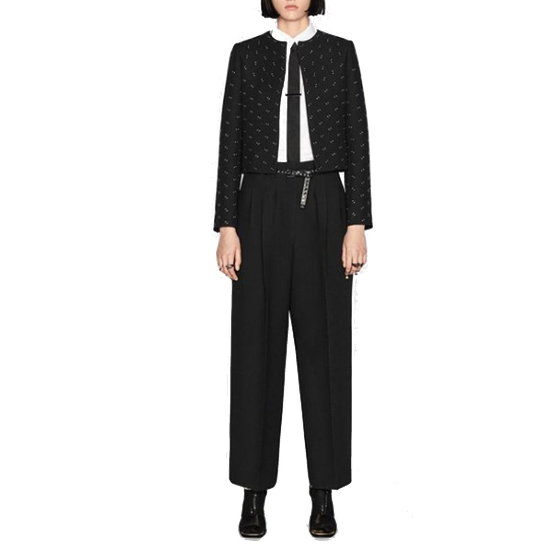 DIOR Luxury Wool And Silk Trousers for Women