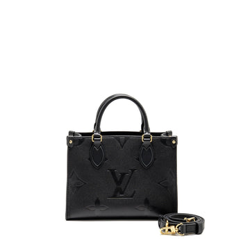 Louis Vuitton OnTheGo PM Monogram Empreinte Leather Black GHW