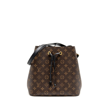 LOUIS VUITTON Neo Noe Monogram Canvas Black GHW