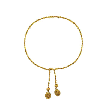 Chanel Vintage Chain Belt/Long Necklace Gold Tone