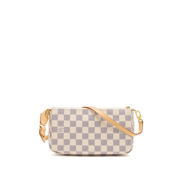 Louis Vuitton Pochette Accessories Damier Azur Canvas GHW (New Version)