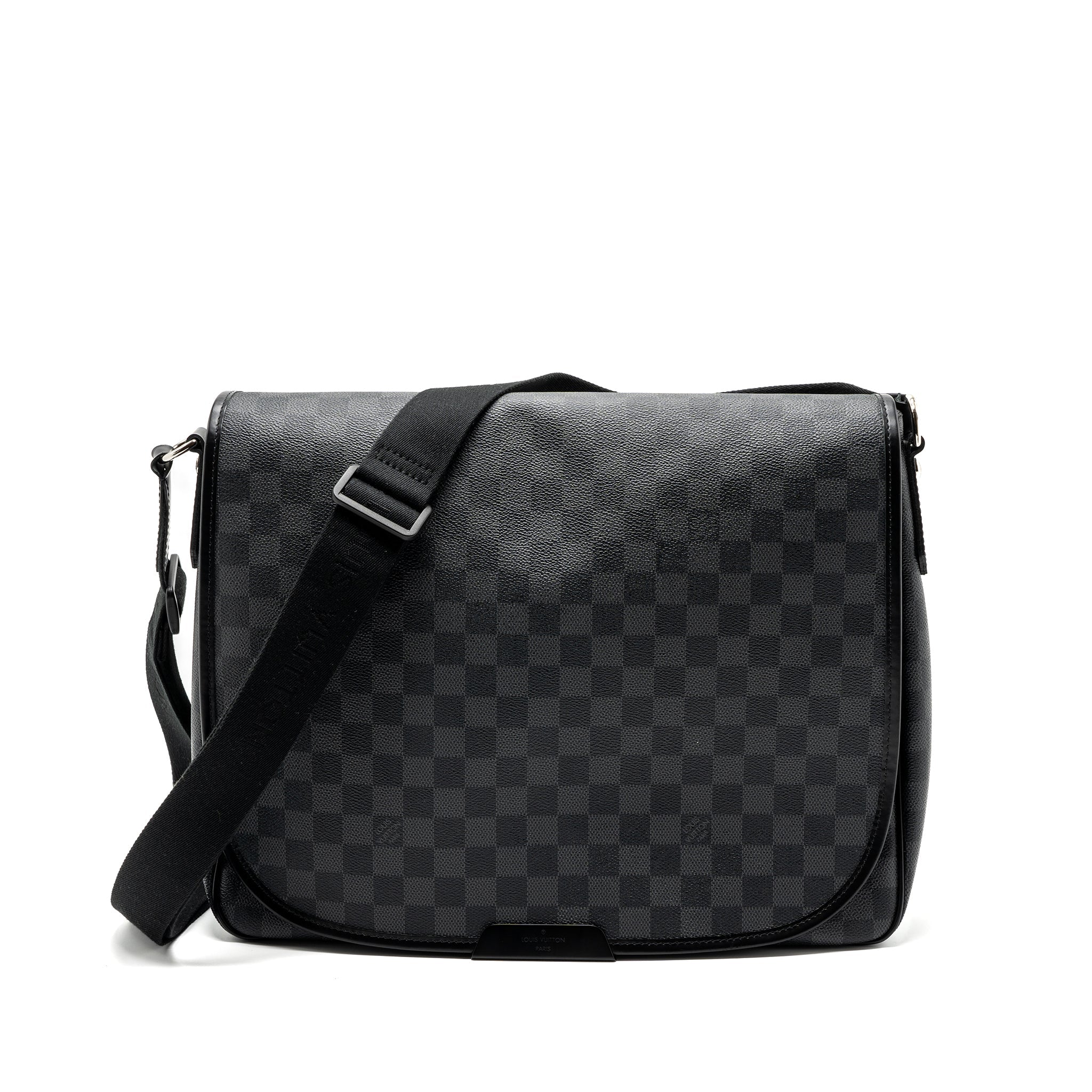Louis Vuitton large messanger bag damier graphite canvas SHW