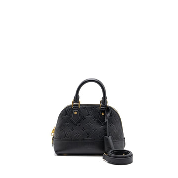 Louis Vuitton Neo Alma BB monogram empreinte black GHW (New Version)