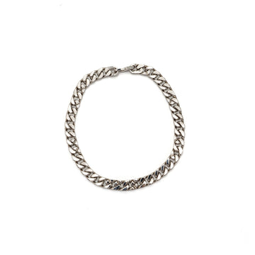 Louis Vuitton Lv Chain Links Necklace Silver Tone