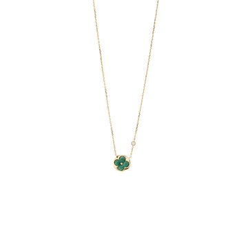 Louis Vuitton colour Blossom BB Sun Pendant, Pink gold, Malachite, diamond