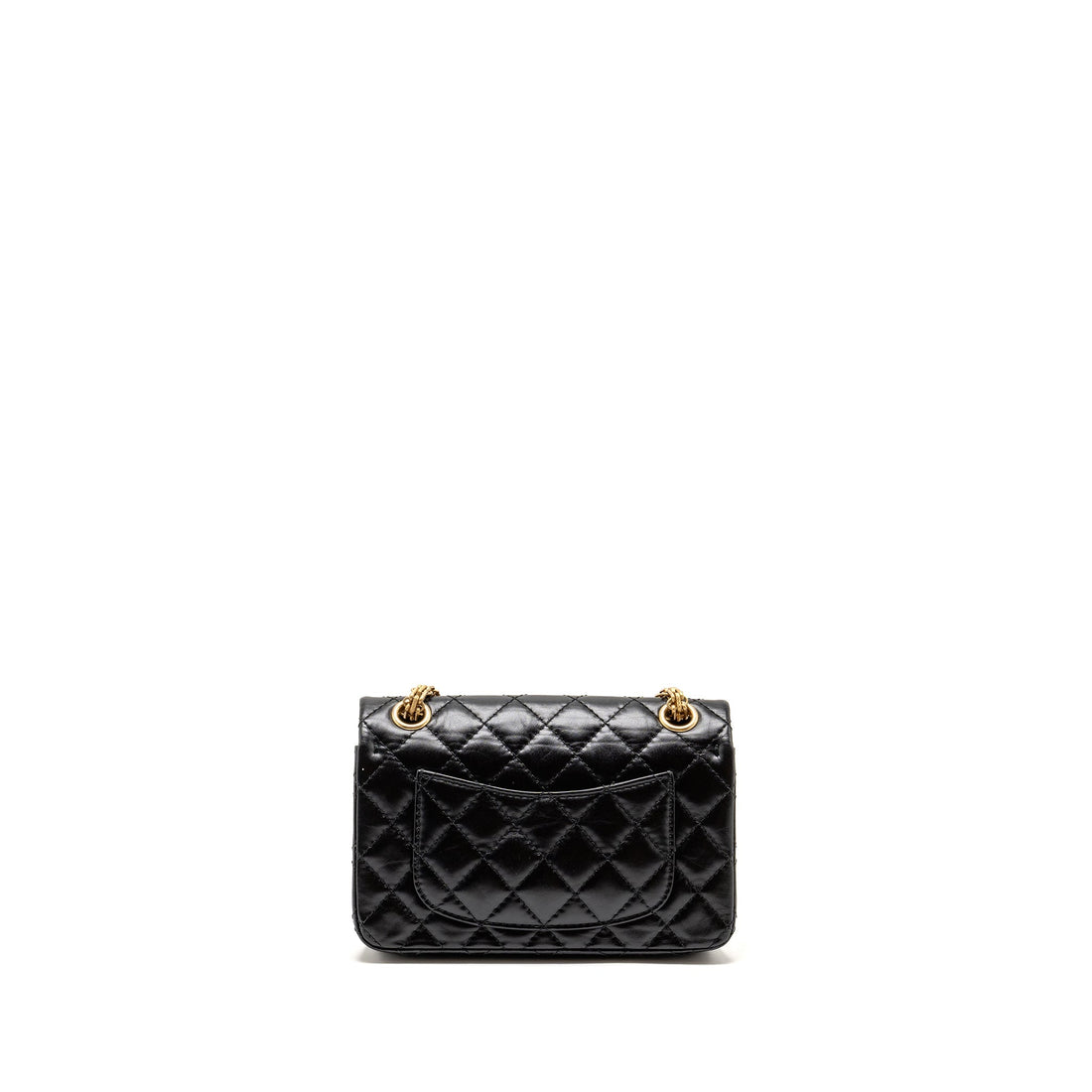 Chanel Mini 2.55 Reissue Aged Calfskin Black GHW