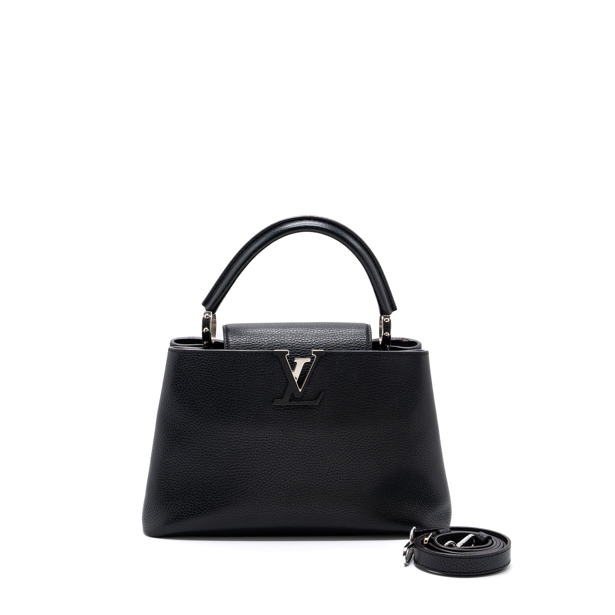 Louis Vuitton capucines PM calfskin black SHW