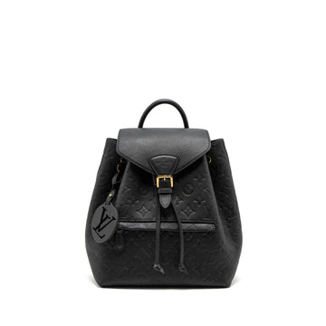 Louis Vuitton Montsouris Backpack Monogram Empreinte Black GHW (New Version)