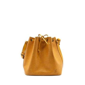 Louis Vuitton Vintage petit noe epi yellow GHW